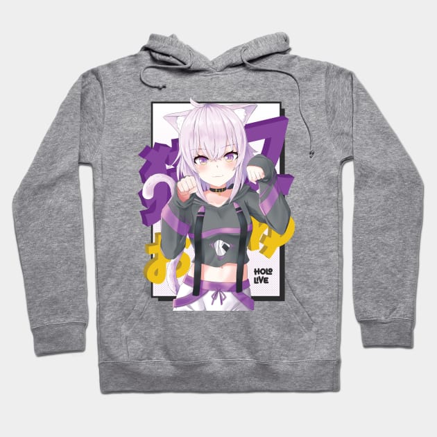 Hololive JP - Nekomata Okayu Hoodie by naderu